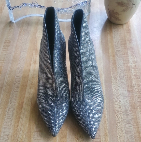 Jessica Simpson Sequin Ankle Boots - Picture 2 of 8